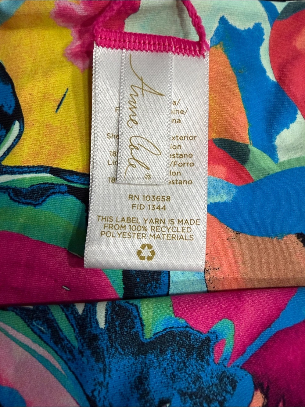 NWT Anne Cole M Covertible Shirred Bottoms Amalfi Floral - Picture 4 of 4